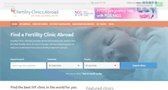 Desktop Screenshot of fertilityclinicsabroad.com
