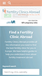 Mobile Screenshot of fertilityclinicsabroad.com
